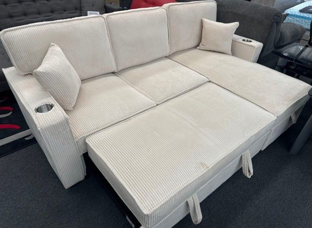 Beige Pull Out Sofa Sleeper Black Friday / Thanksgiving Deals Only $399