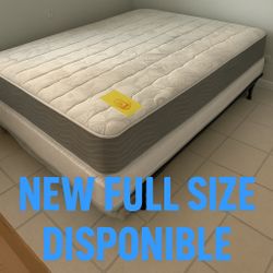 New Full Mattress And Box Spring 2pc Bed Frame  Is Not Included 