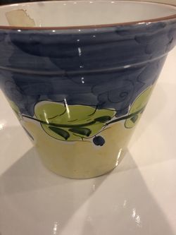 Ceramic large flower pot