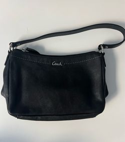 Mini Black Leather Ashley Hobo Bag