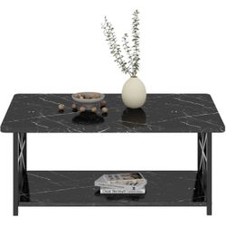 Faux Marble Coffee Table