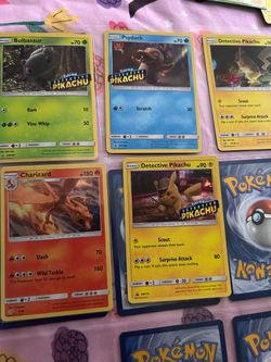 Detective Pikachu set cards