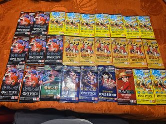 One Piece Card Game Booster Packs Lot