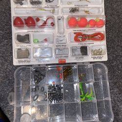 Trout Fishing Tackle and Small Tackle Box 