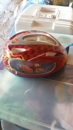 Cars helmet for kid like 2 to 5 yrs