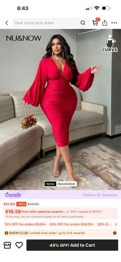 red dress