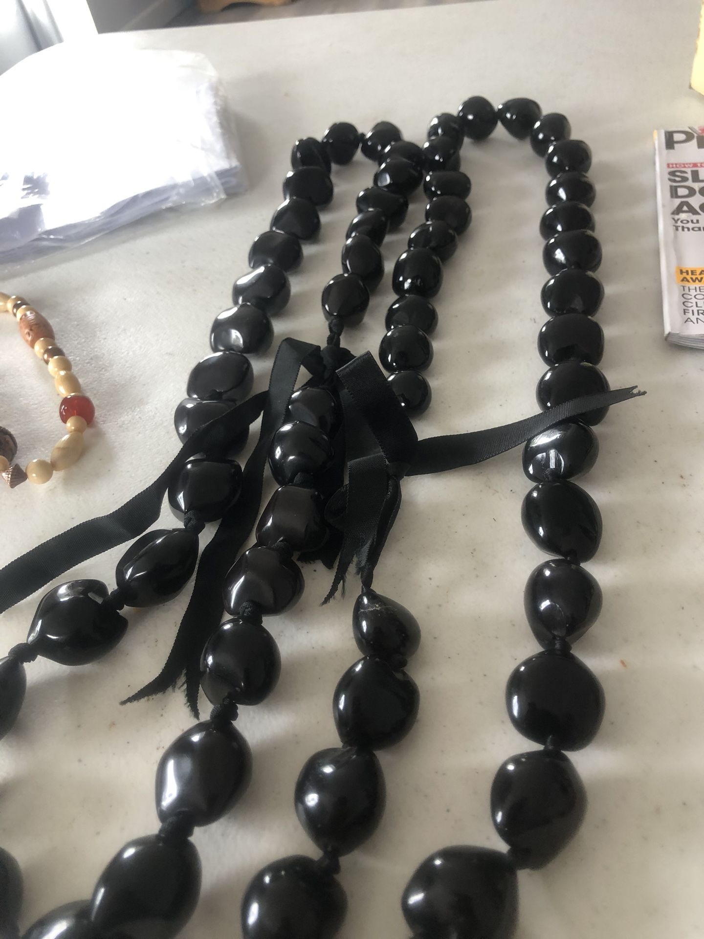 Polynesian Breads Two Necklaces 