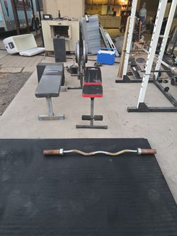Weight lifting set