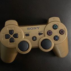 PS3 Golden Colored Controller