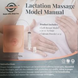 MedEduQuest Lactation Model for Breastfeeding, Artificial Silicone Model for Lactation Consultant, Right 