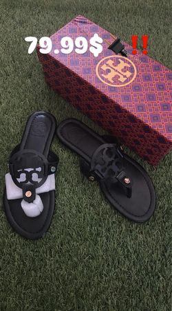 Tory Burch black original sandals
