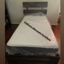 Twin Beds (new ) W -/ Mattress 