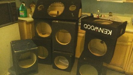 Speaker box's 12s and15s exelent condition