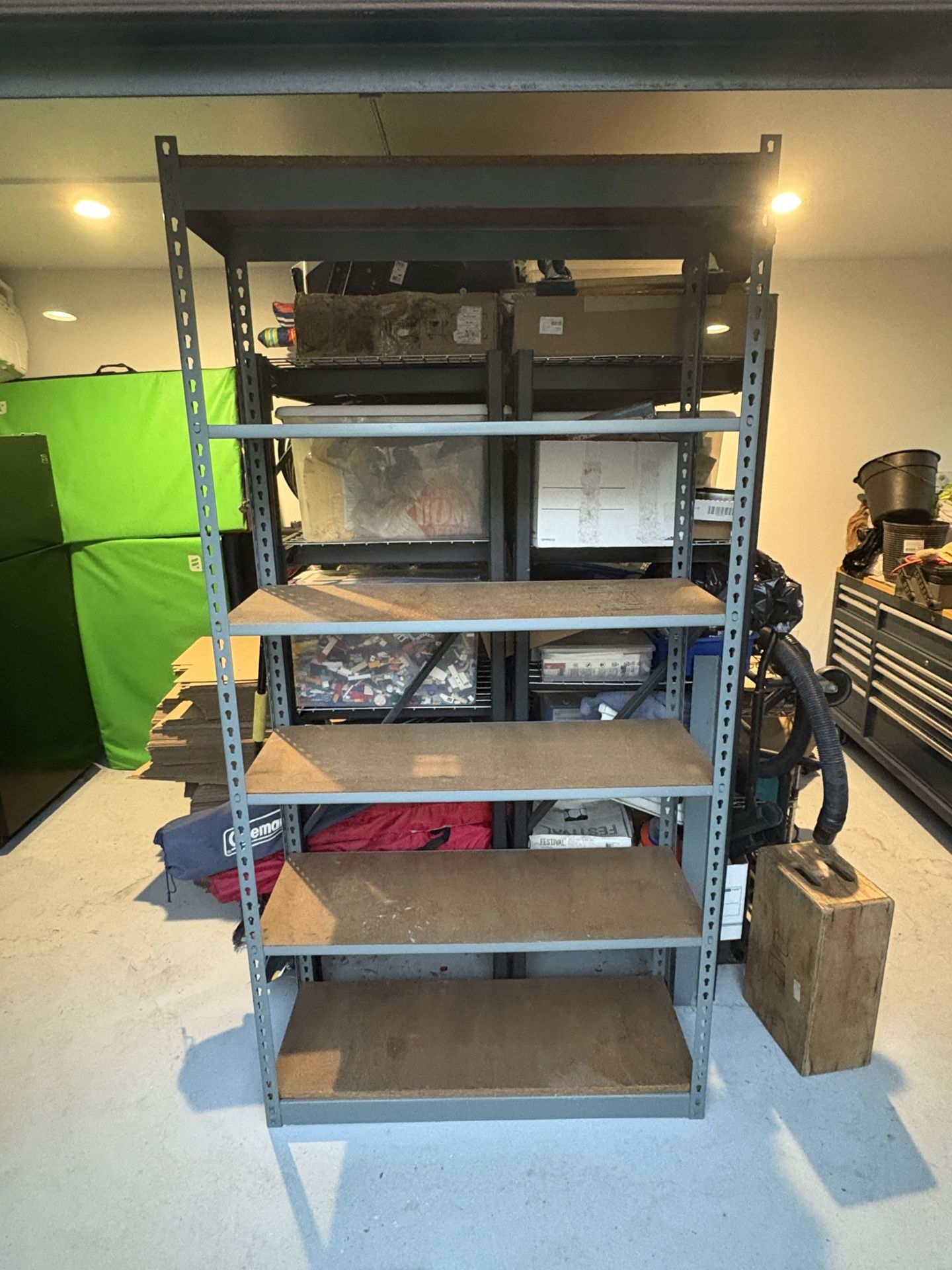 7 Foot, 6-Tier Heavy Duty Shelving Rack - $30