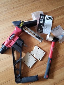 Jorge 18 ga.floring nailer for L cleats