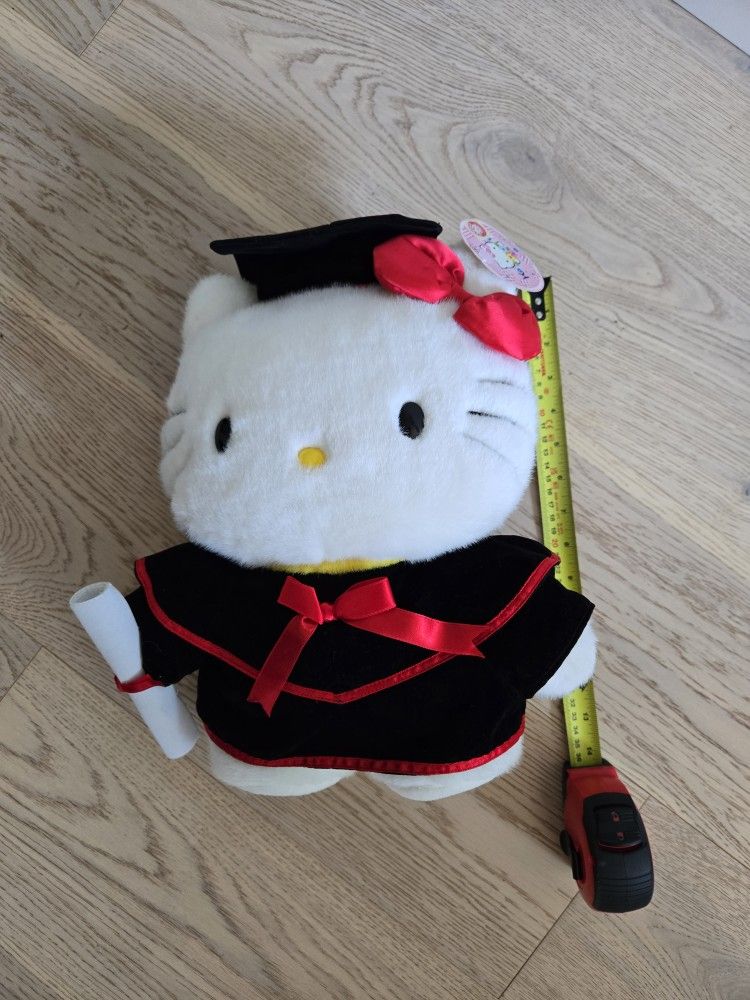 Vintage Graduation Hello Kitty Plush