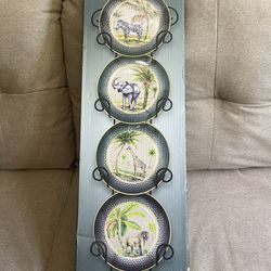 Decorative Plates With Rack