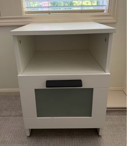 BRIMNES Nightstand, white