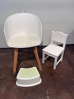 Toddler chairs and stool Age 2-5
