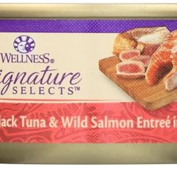 WELLNESS Signature Selects Flaked Skipjack Tuna with Wild Salmon, 2.8 OZ


