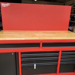 Brand New Milwaukee Tool Box Work Bench RED