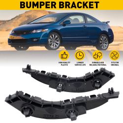LH plastic bumper bracket for 2006 Honda civic lx coupe.