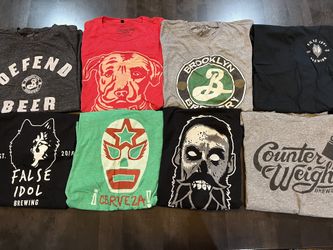 Men’s Brewery Tees $20 each or bundle for $10 each
