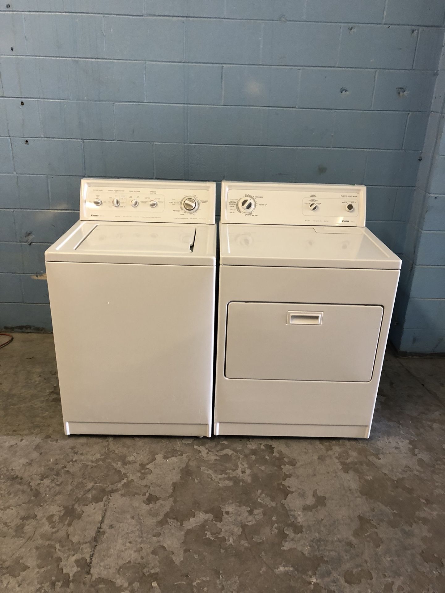 Kenmore Washer Dryer Pair