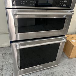 KITCHEN AID 30”WIDE MICROWAVE OVEN COMBO 