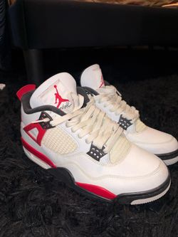 Red Cement Jordan 4s, 10.5