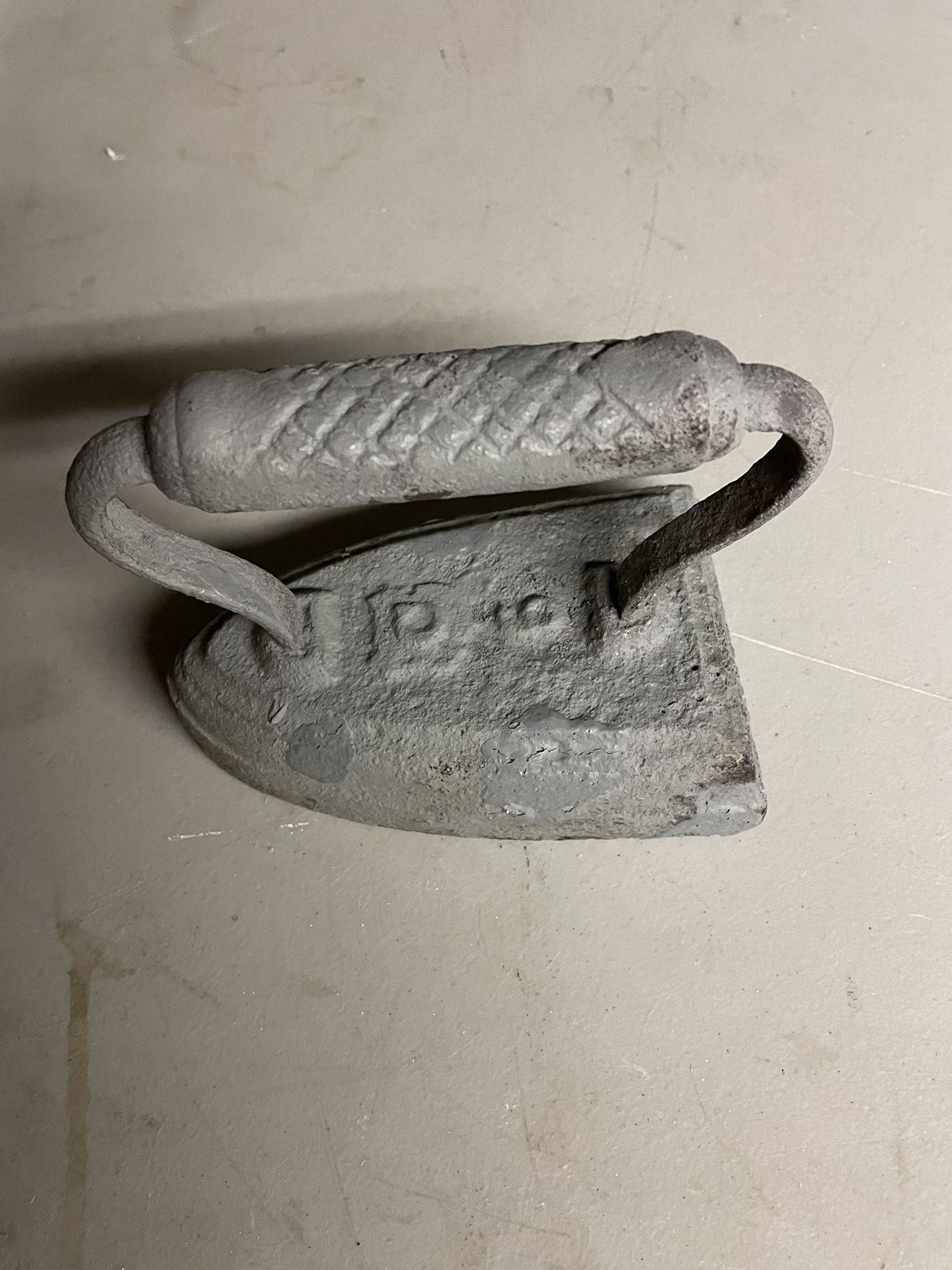 Antique Solid Metal Iron Roughly 5lbs