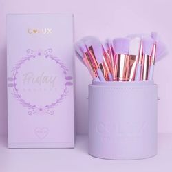 24 Piece Makeup Brushes Set With Container 