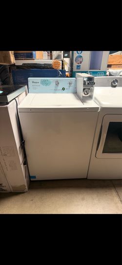 Washer top load coins Whirlpool agitator commercial