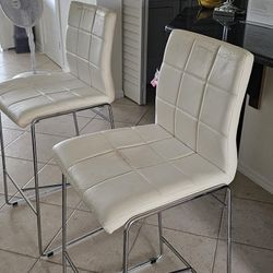 White Bar Stools