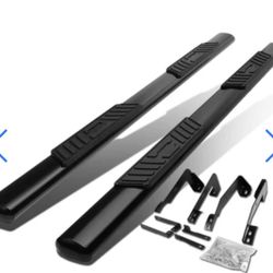 02-08 RUNNING BOARDS Estribos Dodge Ram Black 5” Quad Cab Only 