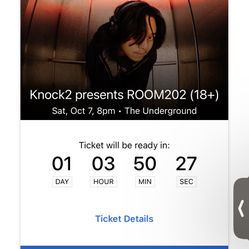 North Carolina knock2 Tickets