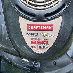 Craftsman 650 series online lawn mower 190cc manual