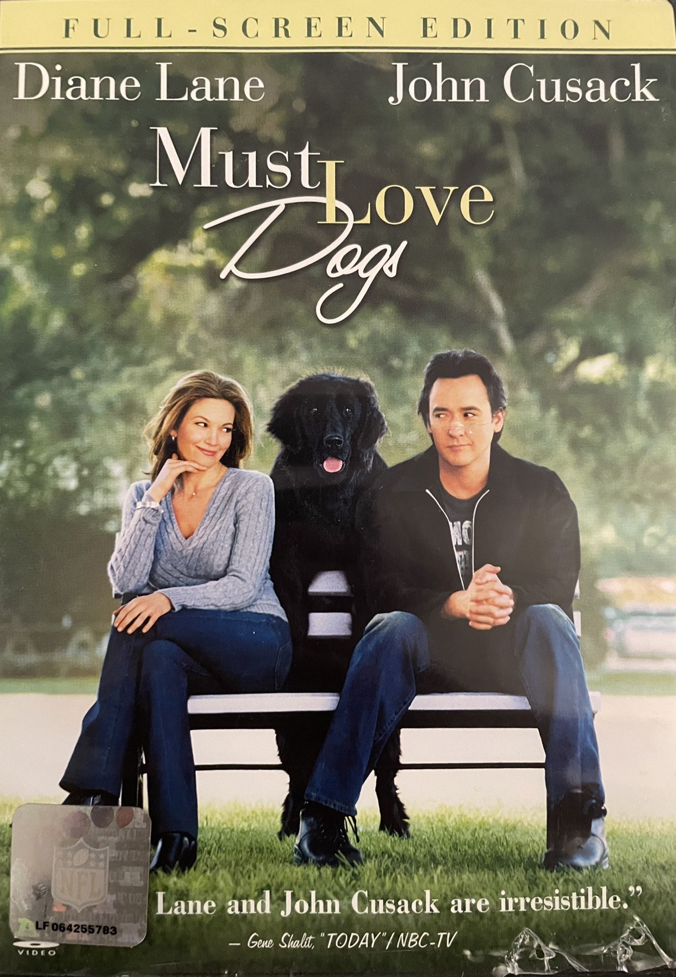 MUST LOVE DOGS Full-Screen Edition (DVD-2005) John Cusack + Diane Lane!