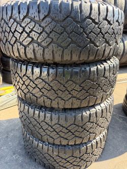 SET OF FOUR P27560r20 GOODYEAR RT TIRES