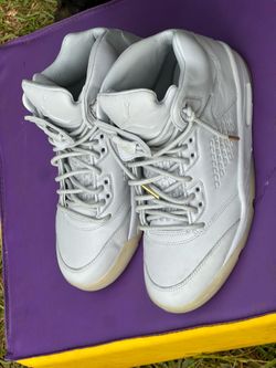 8.5 Nike Air Jordan 5 Retro Premium 'Pure Platinum'