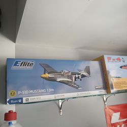 E-flite P-51D Mustang 1.0m RC Airplane bind and fly brand new