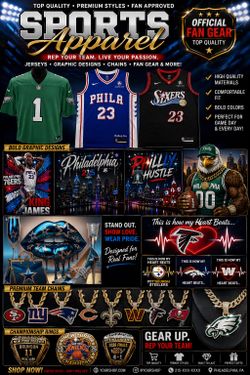Sports apparel and memorabilia