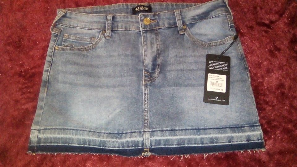 True Religion Denim Skirt