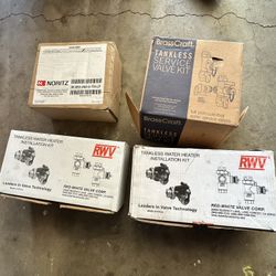 Tankless Water Heater Service Valves