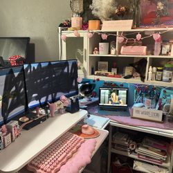 White Work Desk 