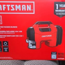 CRAFTSMAN Cordless Inflator 20-volt Li-ion Air Inflator 3 In 1 New (Tool Only)