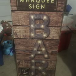 Bar Sign