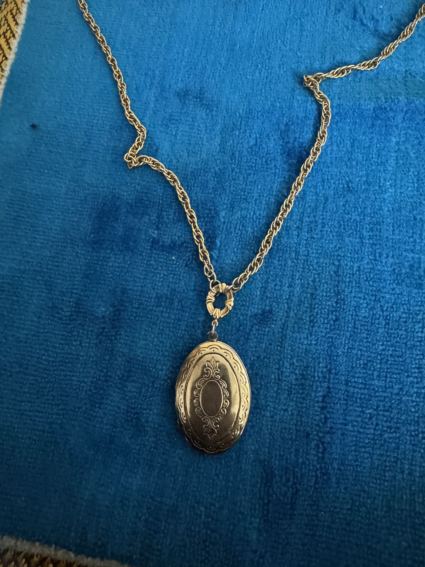 Necklace, Four Photo Engraved Locke