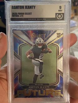 2025 Panini Select Ashton Jeanty Rookie ~ Mint 9