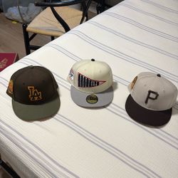 New Era Hats Two Used A Lil One Brand New